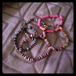 Ghost bead bracelets